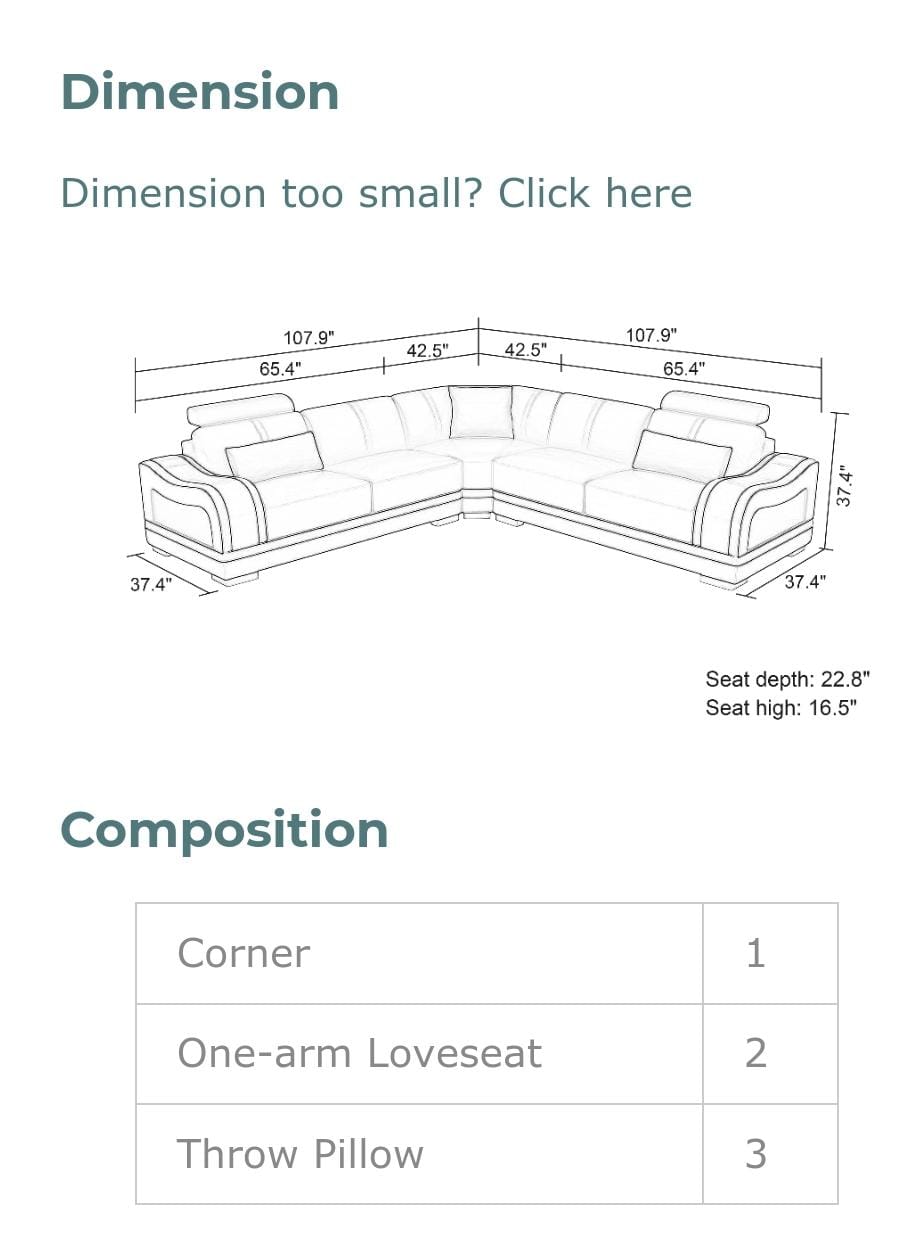 Sofa Premium CSP23 Ujwal